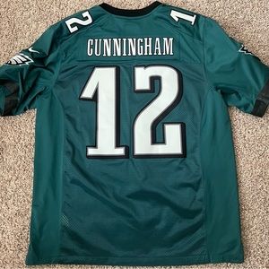 Nike Authentic Philadelphia Eagles Randall Cunningham Green Game Retired Jersey